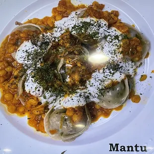 Afghan dumplings-delicious.