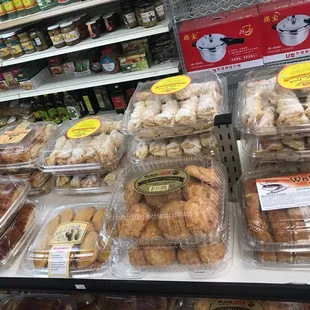 a variety of baked goods