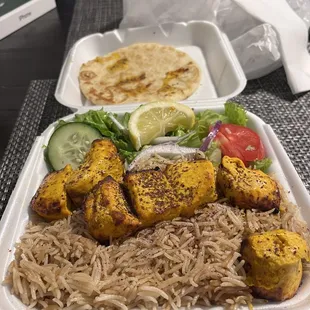 Chicken Kabob Plate