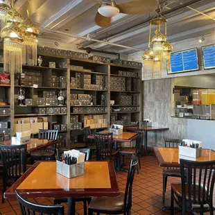 Inside, there's about 6 tables for sitting so get here early as it gets busy