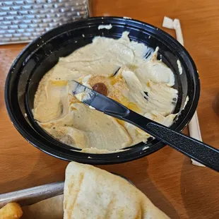 Humus ($7.00), also comes with pita bread.