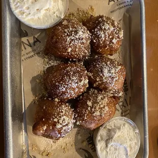 dough desserts, food, donuts