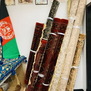 Turkish rugs.