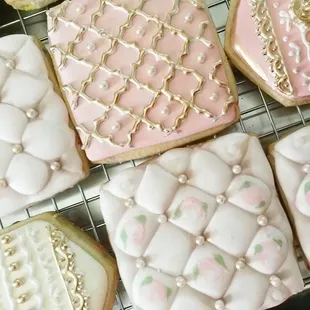 Shabby chic cookies!