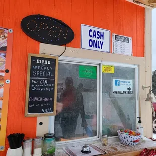 They accept cash, Venmo and Cash App per the employee