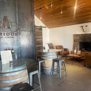 Inside the bar