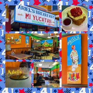 Montage of images from Ariel&apos;s Breakfast