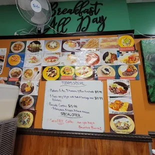 Menu/ specials