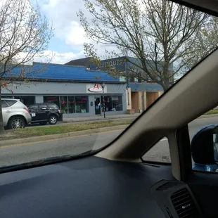 Storefront picture taken from across the street.