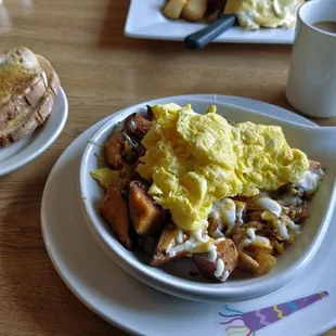 Sweet potato and sausage skillet