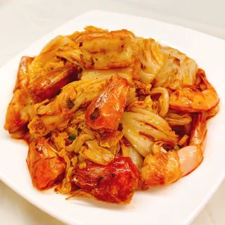 Stewed Prawn with Cabbage