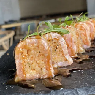 Torch Salmon Roll (kosher friendly)