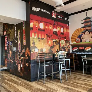 Inside seating/decor