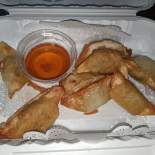 Chicken gyoza carryout