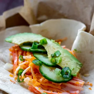 California Kani Salad Taco