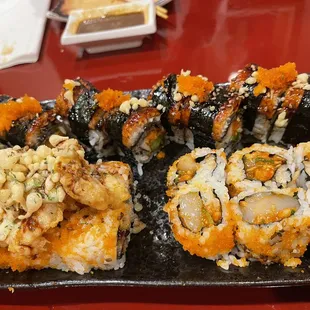 sushi and sashimi, food