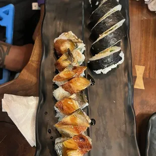 What was said to be the red drago (left) &amp; I love you (right)