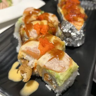 Lucky 7 sushi roll ~ $11.75