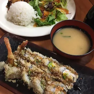 Always order my usual. Best crunch roll and chicken teriyaki in town!