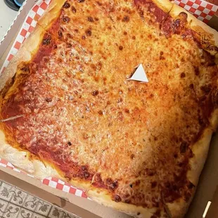 Large cheese pie