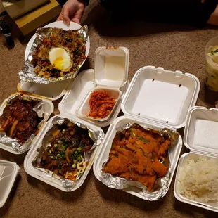 Awesome dinner that Korea Eatery&apos;s Crew in St. Paul made for my family and I. They were super busy but worth the wait.