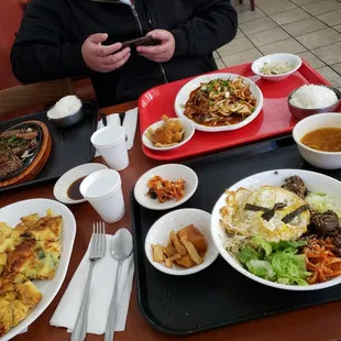 All the food we order.