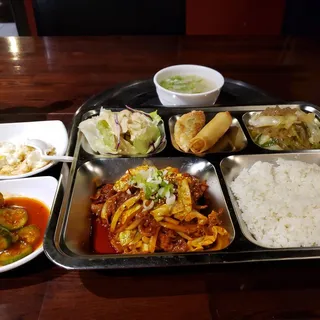 Spicy Pork Lunch Box Special