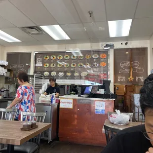 Order at the counter