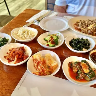 So many side dishes!