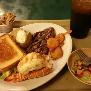 Steak shrimp &amp; lobster