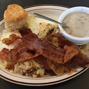 Wife switched it up today and got the &quot;Big Breakfast&quot; this morning and it&apos;s huge (only $6.99)!