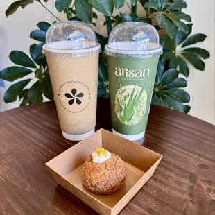 Woody Black Milk Tea (Rate: 5/5) &amp; Pandan Green Milk Tea (Rate: 3/5)