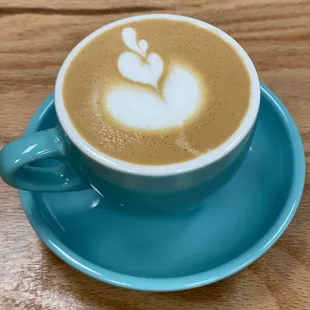 a cup of cappuccino