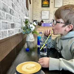 Oat milk latte