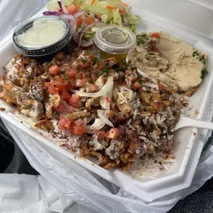 Chicken Shawarma Plate