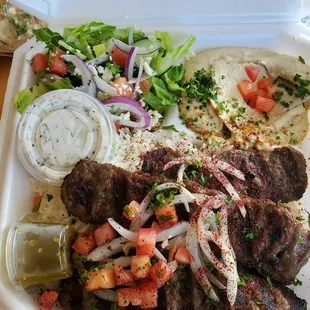 Lamb gyro plate