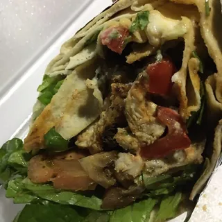 Chicken Kabob Wrap
