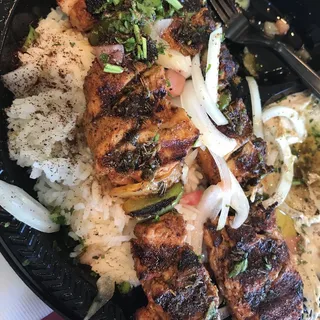 Chicken Kabob Plate