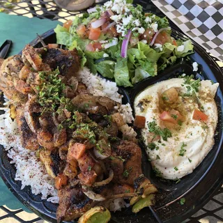 Lamb Kabob Plate