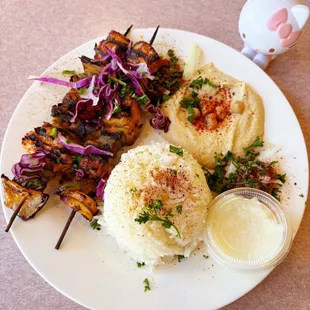 Chicken Kabob Lunch Special