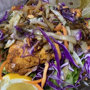 Grilled Salmon Salad
