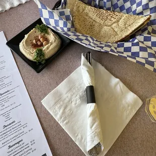 side of pita bread