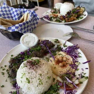 Lule Kafta Kabob Lunch Special