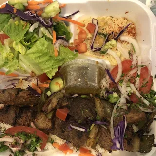 Beef Shish Kabob Entree