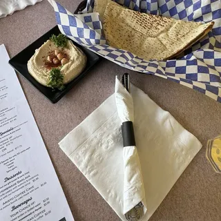 side of pita bread