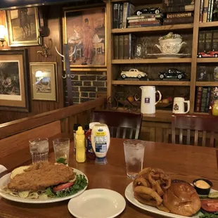 interior, burgers