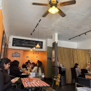 interior, sushi and sashimi