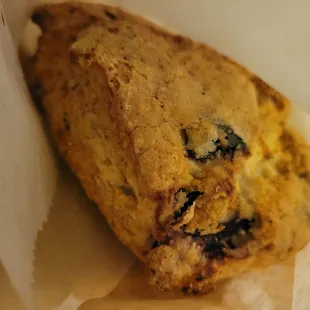 Blueberry strawberry scone
