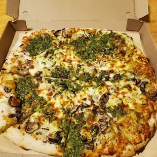 Pesto mushroom