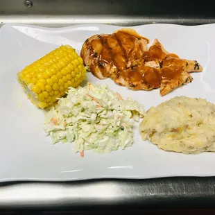 Special Night: BBQ Chicken w/ Smashed Potatoes and Corn on the Cob!